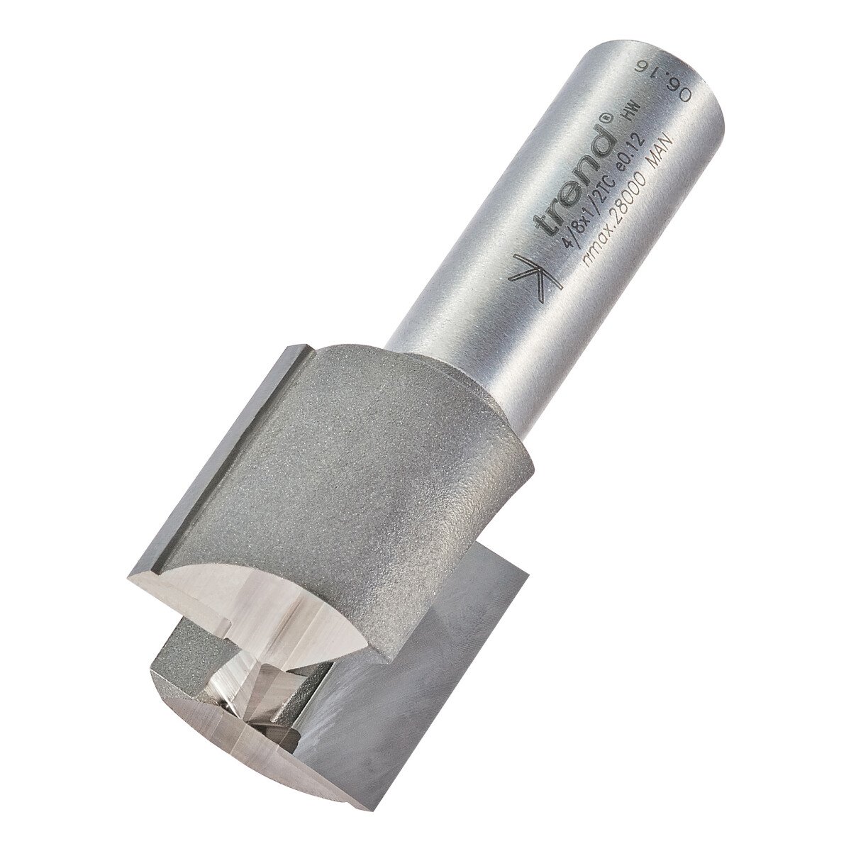 Trend 4/8X1/2TC Two flute cutter 25.4mm diameter