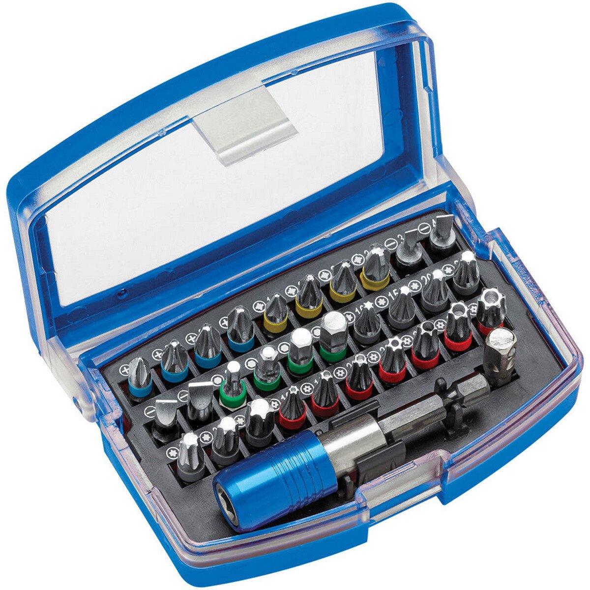 Clarke 1801918 CHT918 32 Piece Colour Coded Screwdriver Bit Set 