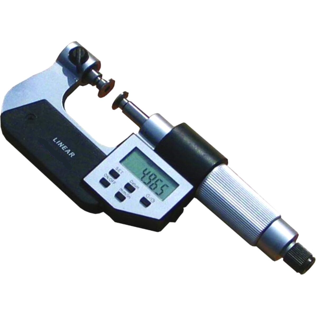 Linear Tools 50-860-003 Electronic IP54 Splash Proof Universal Multi Anvil Micrometer 50-75mm/2-3" DIN 863