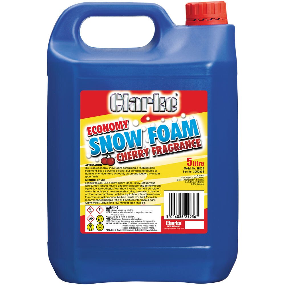 Clarke 3050805 SFEC5 Economy Snow Foam with Cherry Fragrance