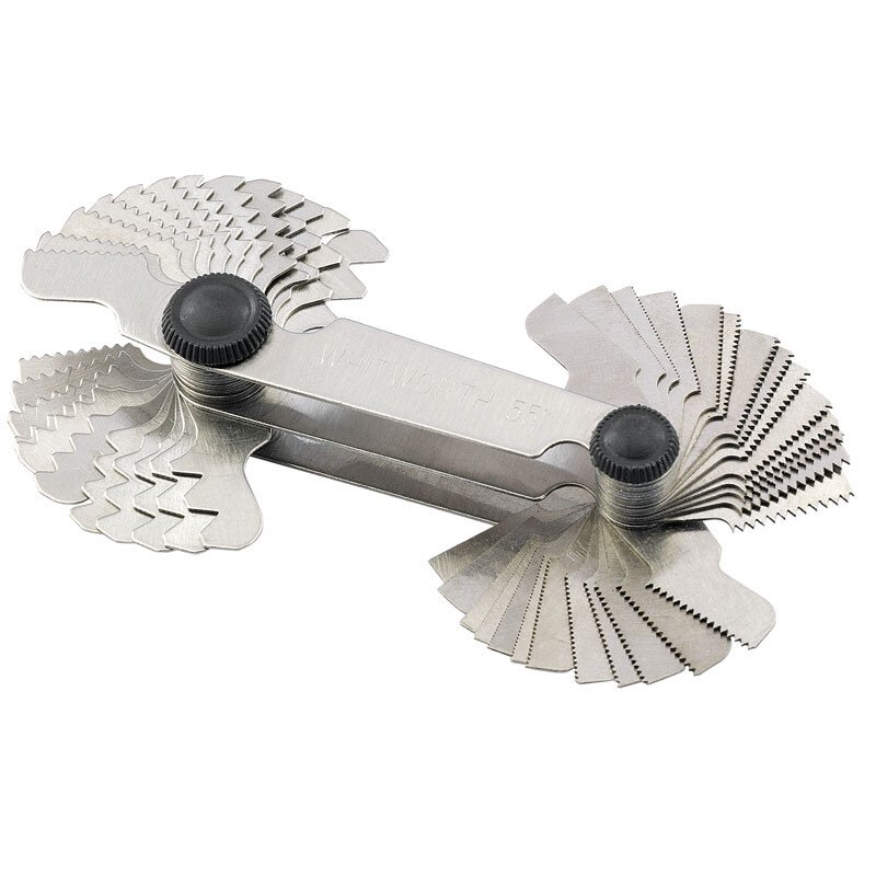 Draper 51072 553B 52 Blade 0.25-6mm and 4-62 BSW Screwpitch Gauge Set