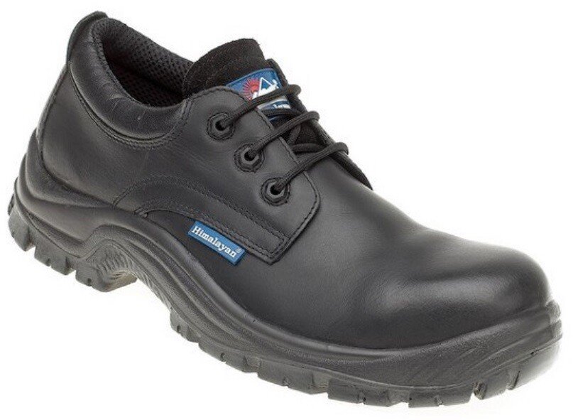 Himalayan 5113 Black Leather HyGrip Safety Shoe Metal Free S3 SRC