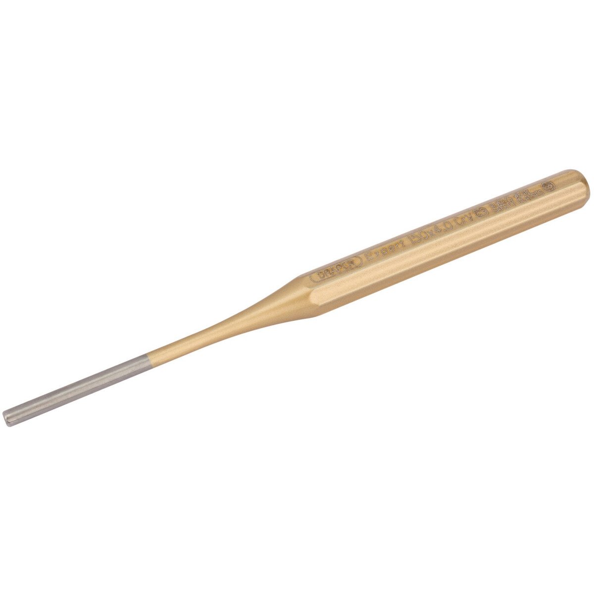 Draper 51687 119 Expert 4mm x 150mm Octagonal Parallel Pin Punch