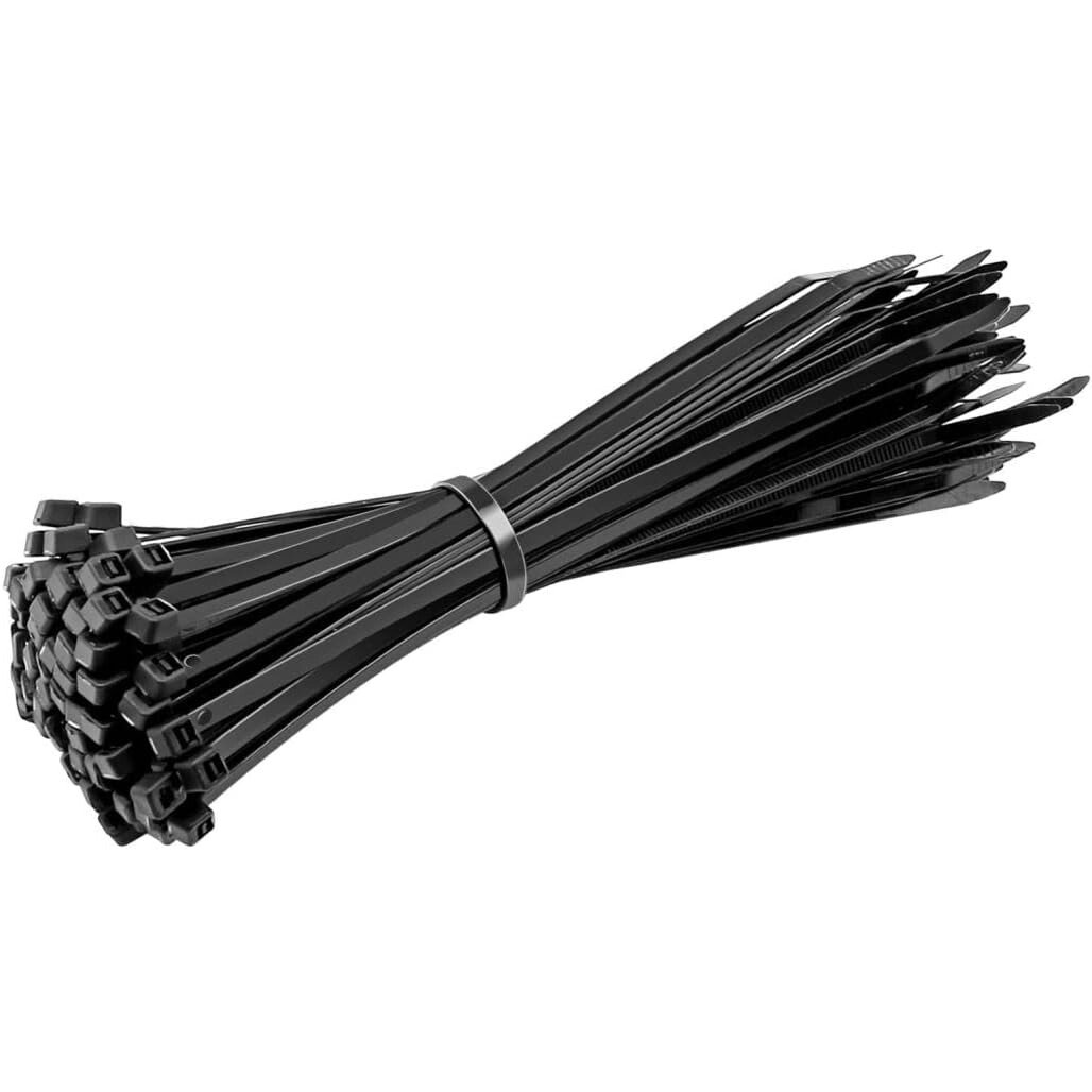 Black Cable Ties 200 x 4.8mm 220N  (Pack of 100)