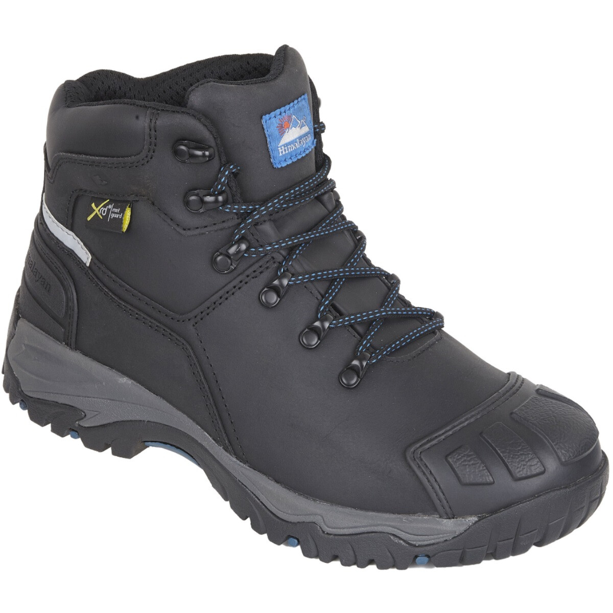 Himalayan 5208 Black Leather Waterproof S3 SRC Metguard Safety Boot ...