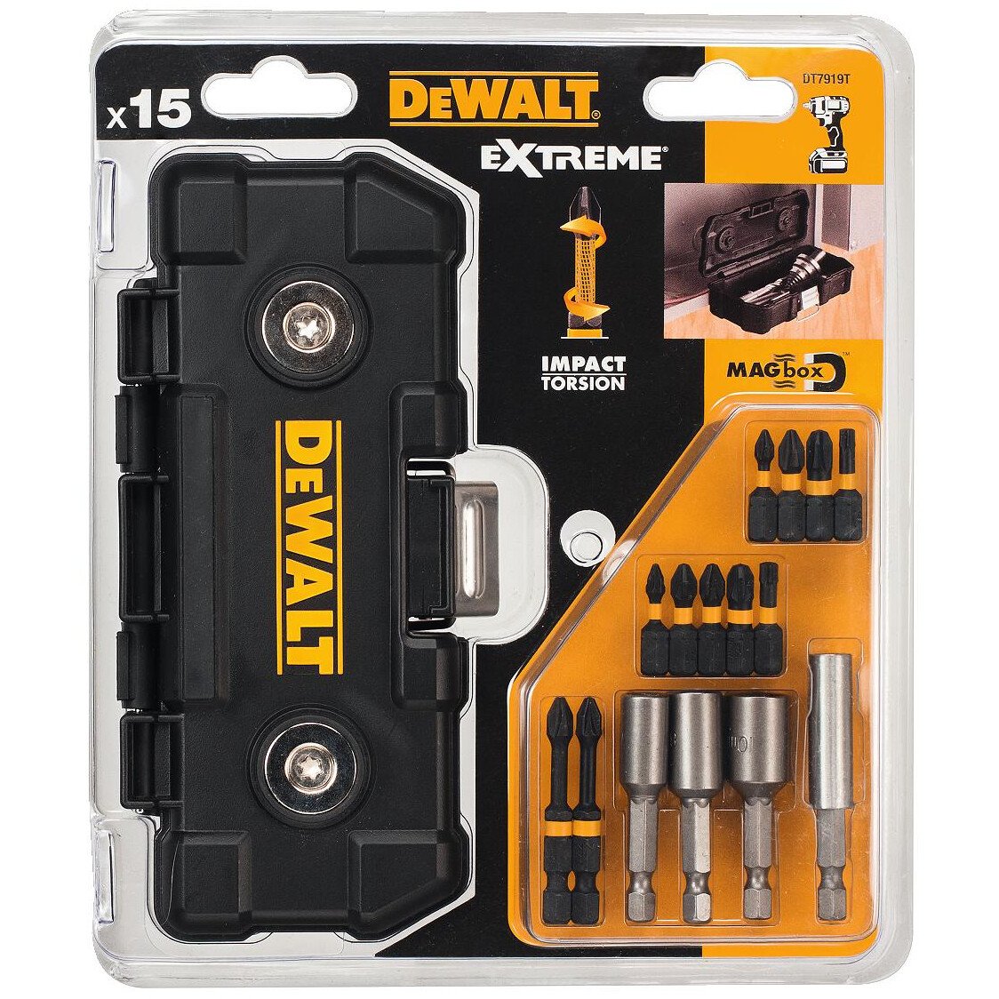 DeWalt DT7919T QZ Extreme Impact IR Torsion Bit Set 15pc from