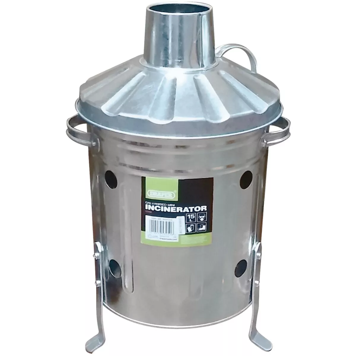 Draper 53250 GMI Galvanised Mini Incinerator (15L)