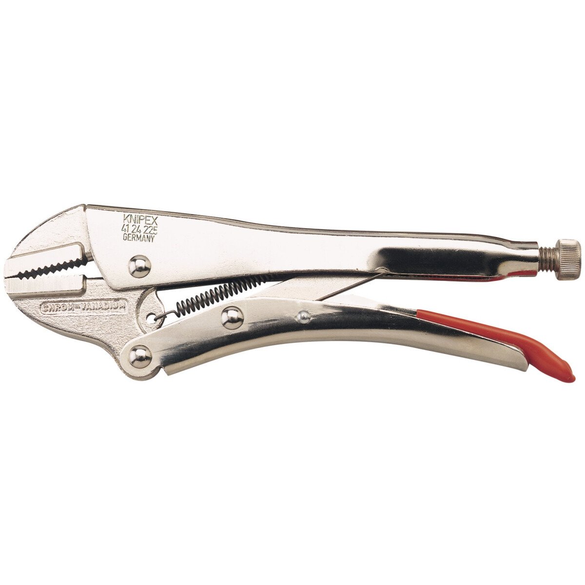 Knipex 41 24 225 225mm Straight Jaw Self Grip Pliers 54218