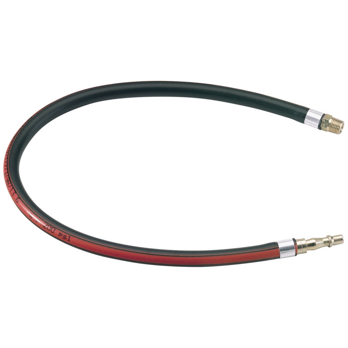 Draper 54438 4311 600mm 1/4" BSP Air Line Whip Hose