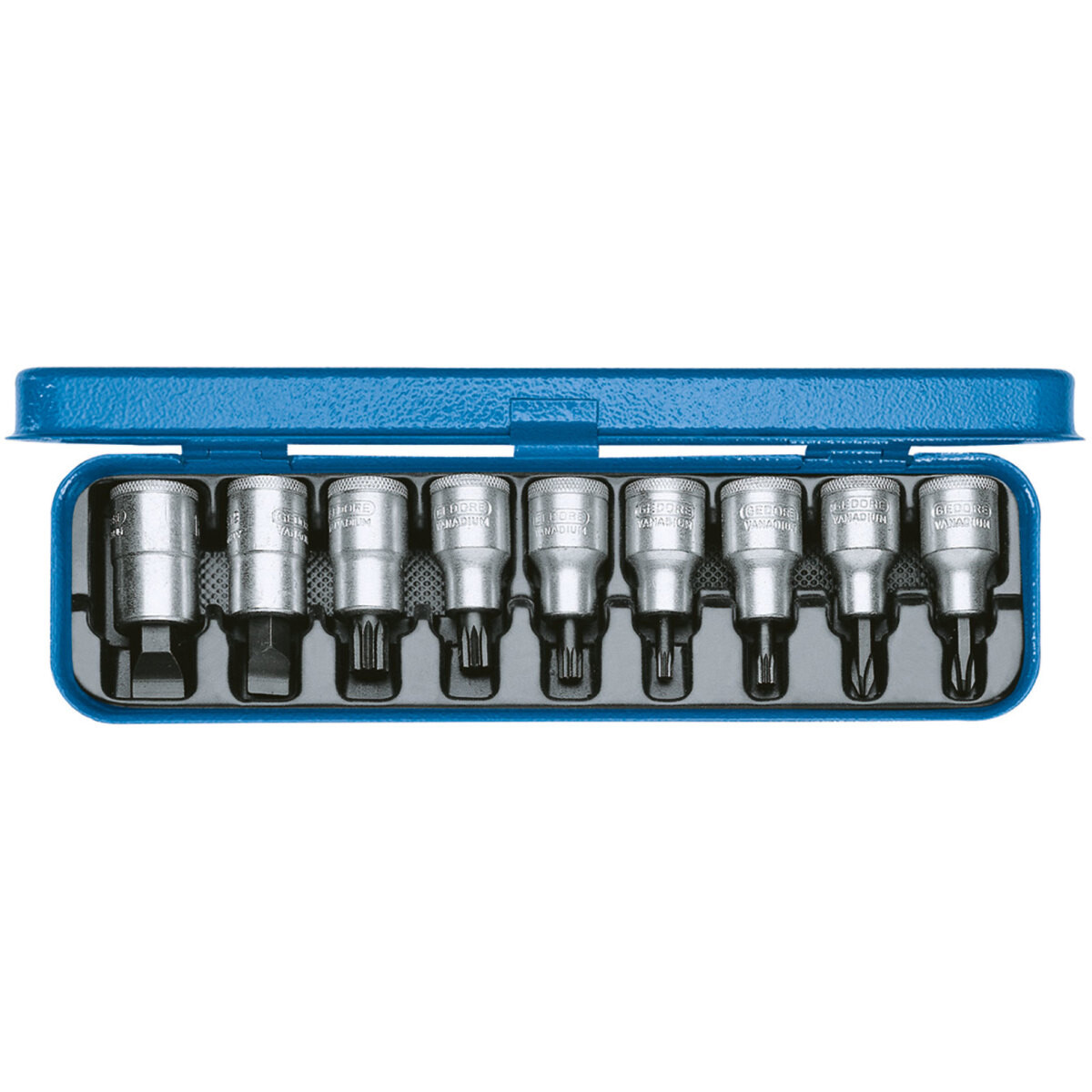 Gedore 6150050 Screwdriver Bit Socket Set 1/2" Drive INX 19 PM