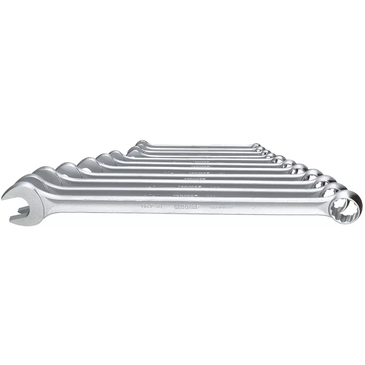 Gedore 6104960 Combination Metric Spanner Set Extra Long 11 Piece 7 XL-0111