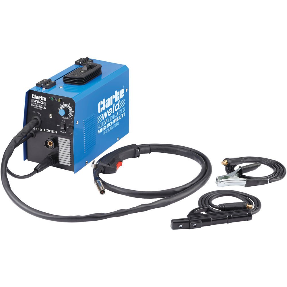 Clarke 6015601 MIG120 Multi 120A MIG / MMA / TIG Inverter Welder (230V)