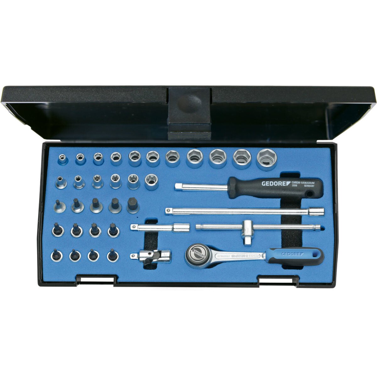 Gedore 6196710 Socket Set 1/4" Drive 36 Piece 20 ITU-3