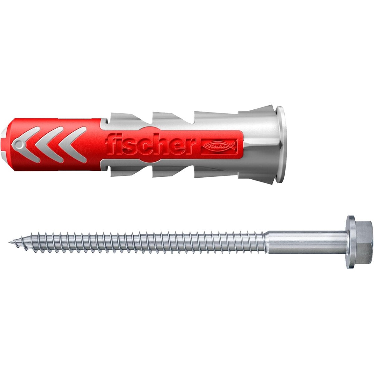 Fischer 535461 Duopower Nylon High Performance Plug 10 x 50 S With Screw Pack x 25