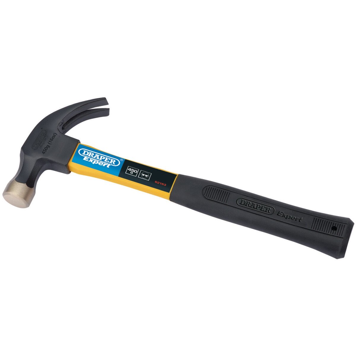 Draper 62163 FG1A Expert 450g (16oz) Fibreglass Shafted Claw Hammer