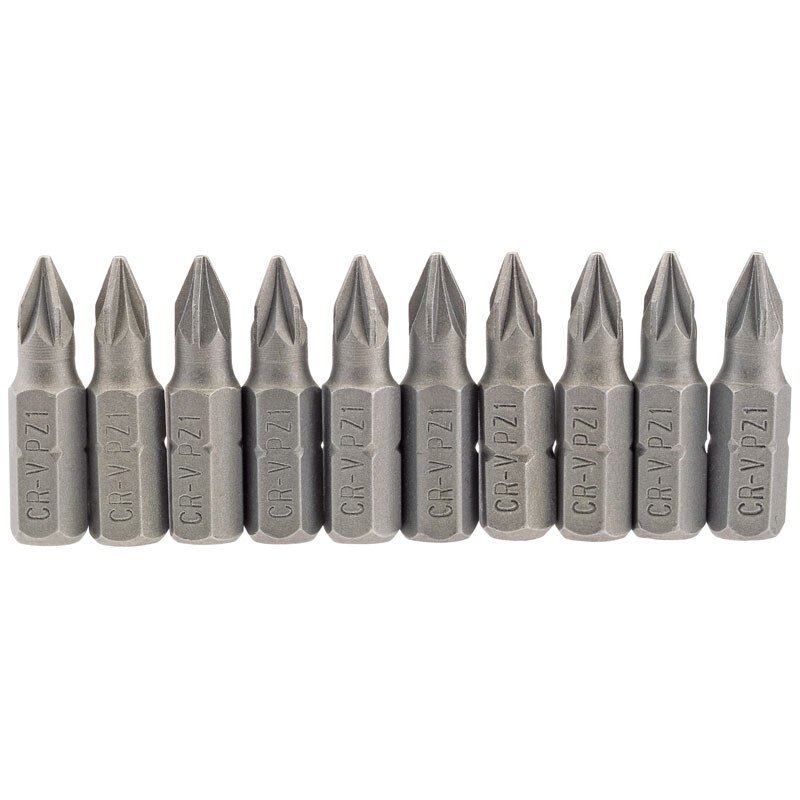 Draper 64047 25PZ/10/B No.1 1/4" Hex. PZ Type Insert Bit 25mm Long x 10