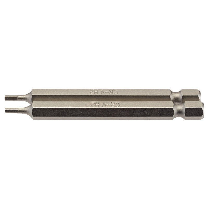 Draper 64318 75HX/2/B 2mm 1/4" Hex. Hexagonal Insert Bit 75mm Long x 2