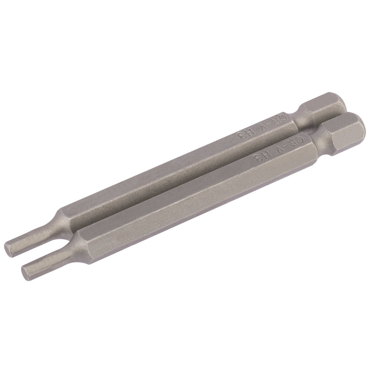 Draper 64320 75HX/2/B 3mm 1/4" Hex. Hexagonal Insert Bit 75mm Long x 2