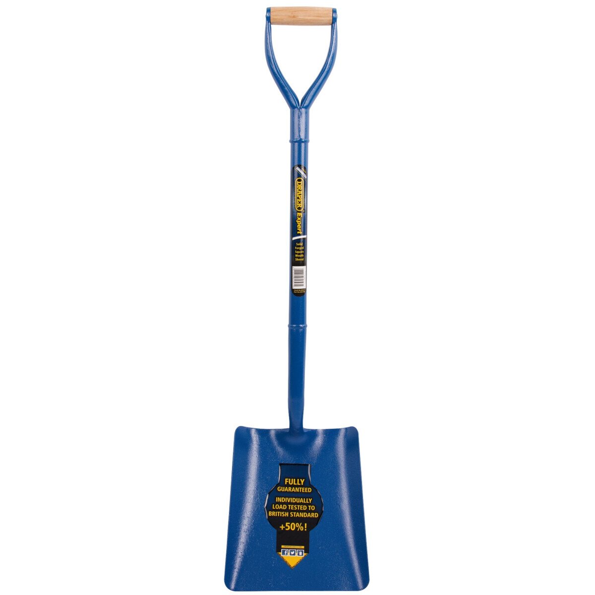 Draper 64327 ASS-SM Solid Forged Contractors Square Mouth Shovel