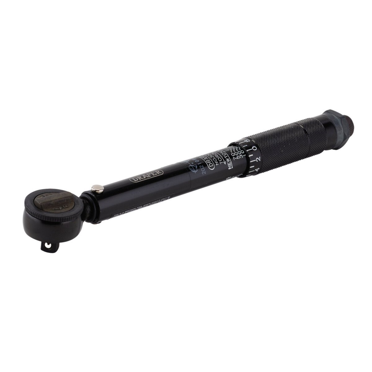 Draper 64534 3004A/BK 3/8 Square Drive 10-80Nm or 88.5-708lb-in Ratchet Torque Wrench