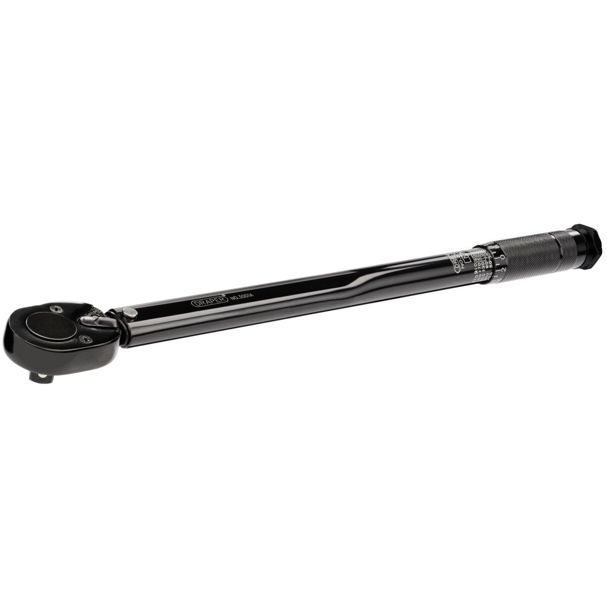 Draper 64535 3001A/BK 1/2" Drive 30-210Nm or 22.1-154.9lb/ft Ratchet Torque Wrench