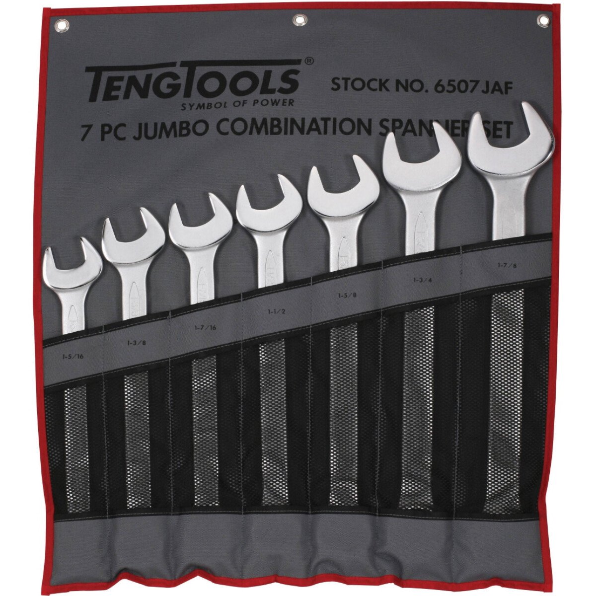 Teng Tools 6507JAF 7 Piece AF Combination Spanner Set