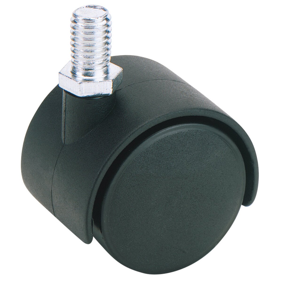 Draper 65464 60140B 40mm Dia. Twin Nylon Castor S.W.L 25kg