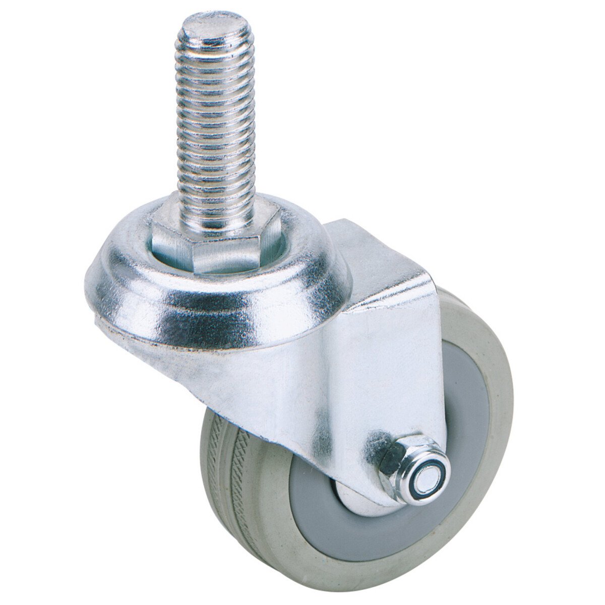 Draper 65470 60250B 50mm Dia. Swivel Bolt Fixing Rubber Castor  S.W.L 50kg