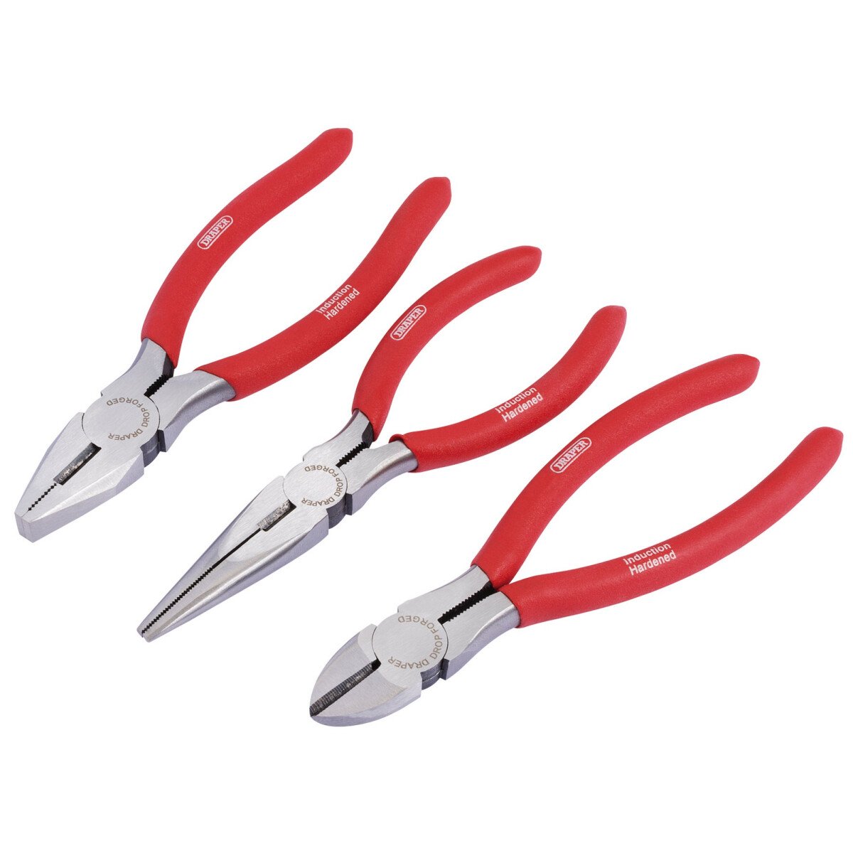 Draper 67924 RL-PSET 160mm Pliers Set with PVC Dipped Handles 3 Piece