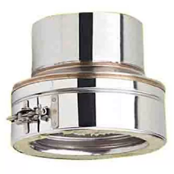 Clarke 6911260 6" To 6" Appliance Connector Vitreous To Stainless