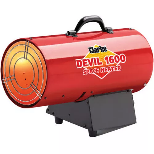 Clarke 6920190 Devil 1600 Propane Fired Space Heater 230V