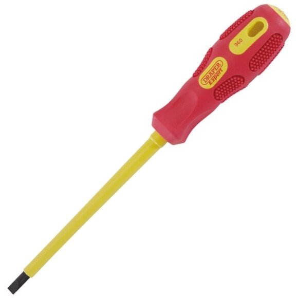 Draper 69214 960 Expert 5.5mm x 125mm Fully Insulated Plain Slot Screwdriver