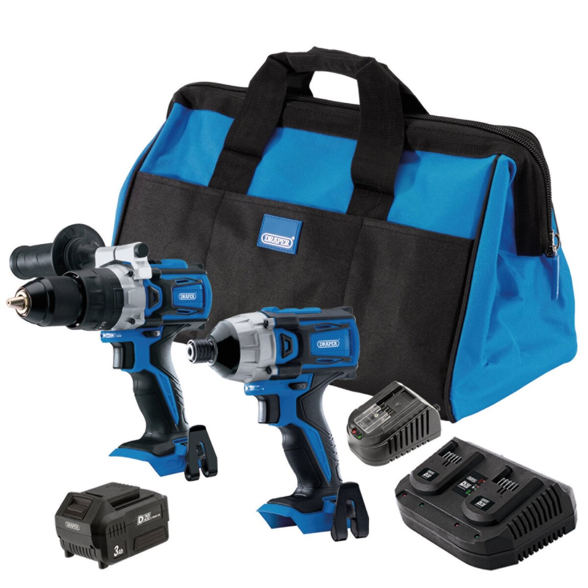 Draper 70367 PTKD20CDKIT D20 Combi/Driver Kit 4.0 + 3.0