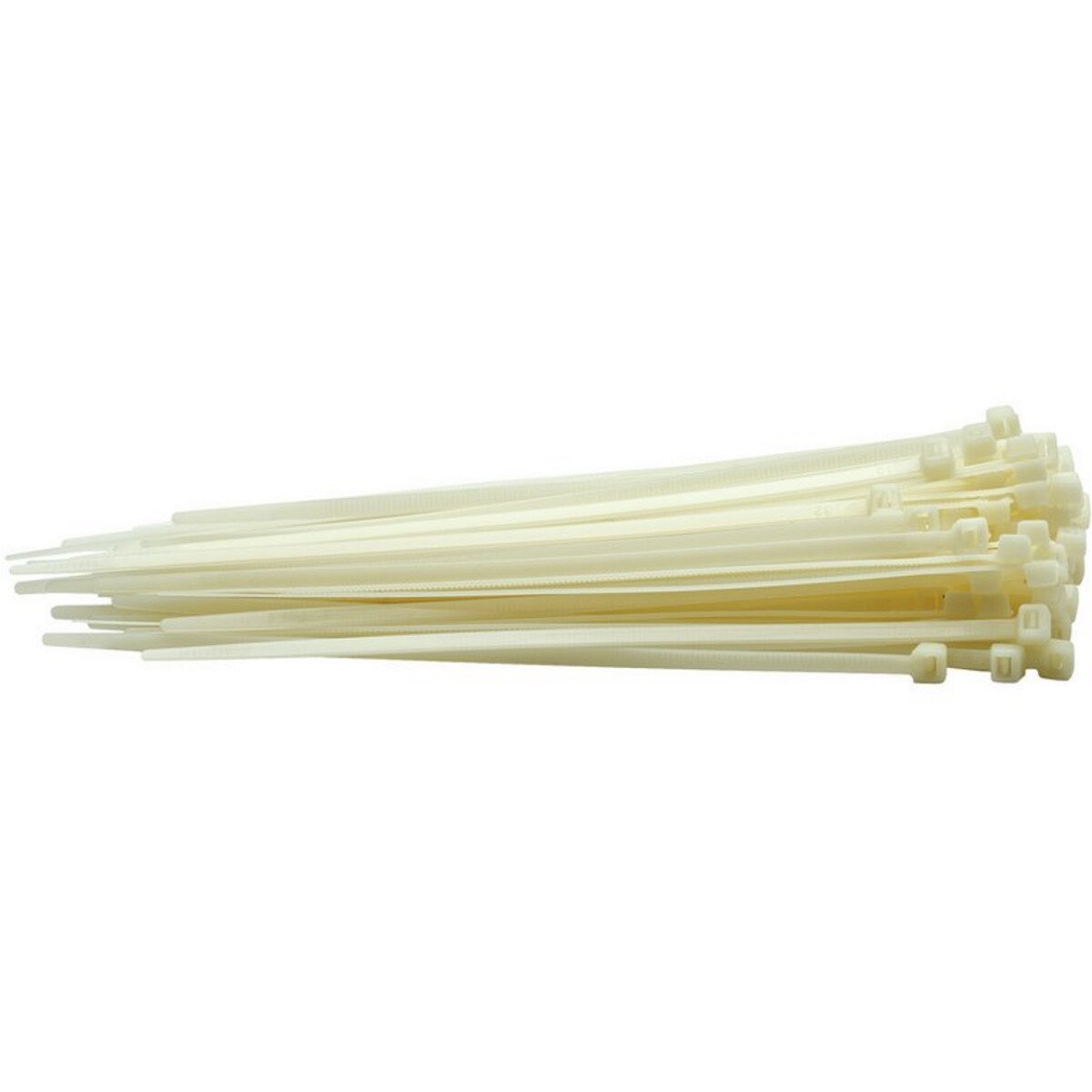 Draper 70394 CT3W White Nylon Cable Ties 4.8 x 200mm (100 Pieces)