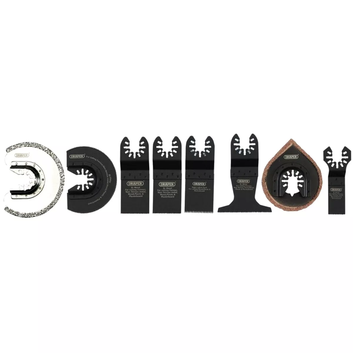 Draper 70480 APT517 Oscillating Multi-Tool Accessory Kit (8 Piece)