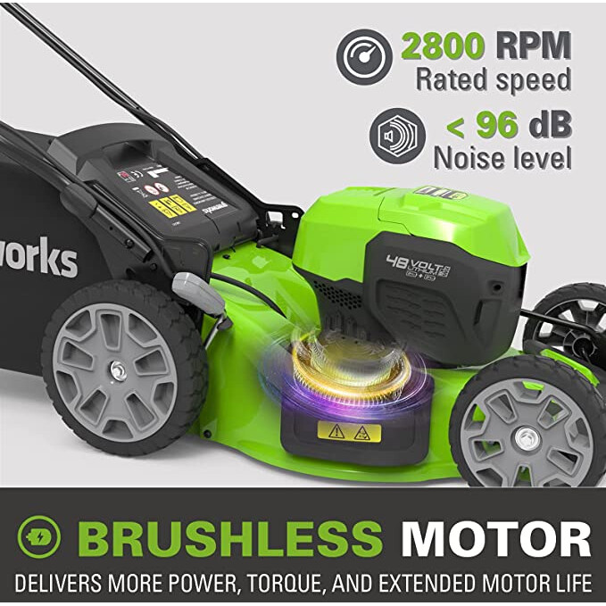 Greenworks GWGD24X2LM46SK4X 48V 46cm Brushless Self Propelled