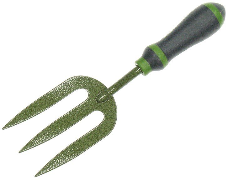 Bulldog 7111770680 Evergreen 6" Hand Fork with Rubber Handle