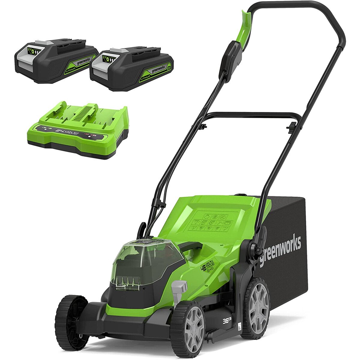 24v lawn shop mower battery