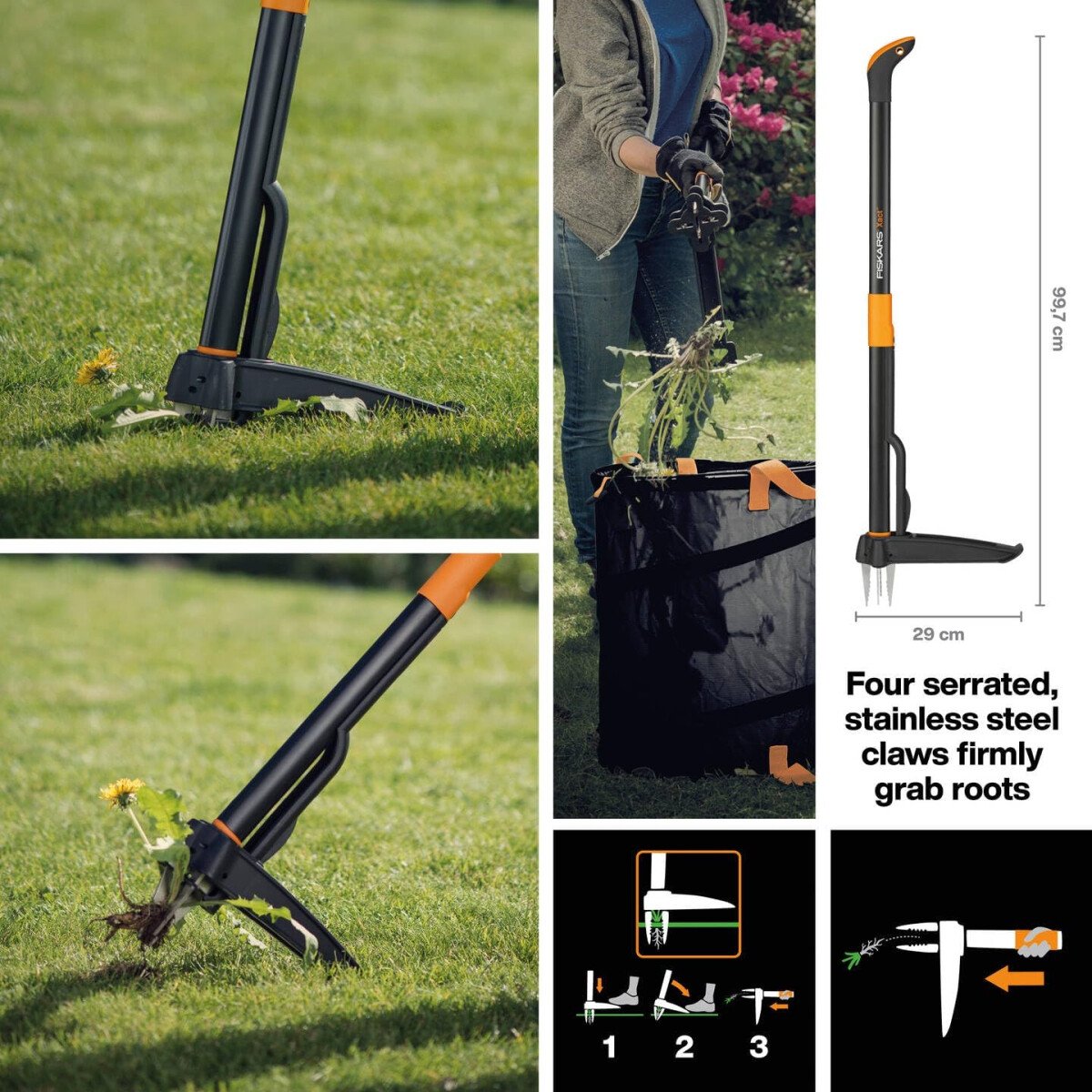 Fiskars 1026652 Solid™ Weed/Ragwort Puller
