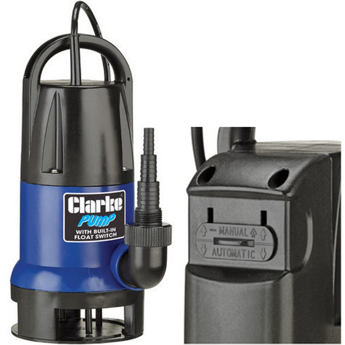 Clarke PSV5A Dirty Water Submersible Pump with Integrated Float Switch