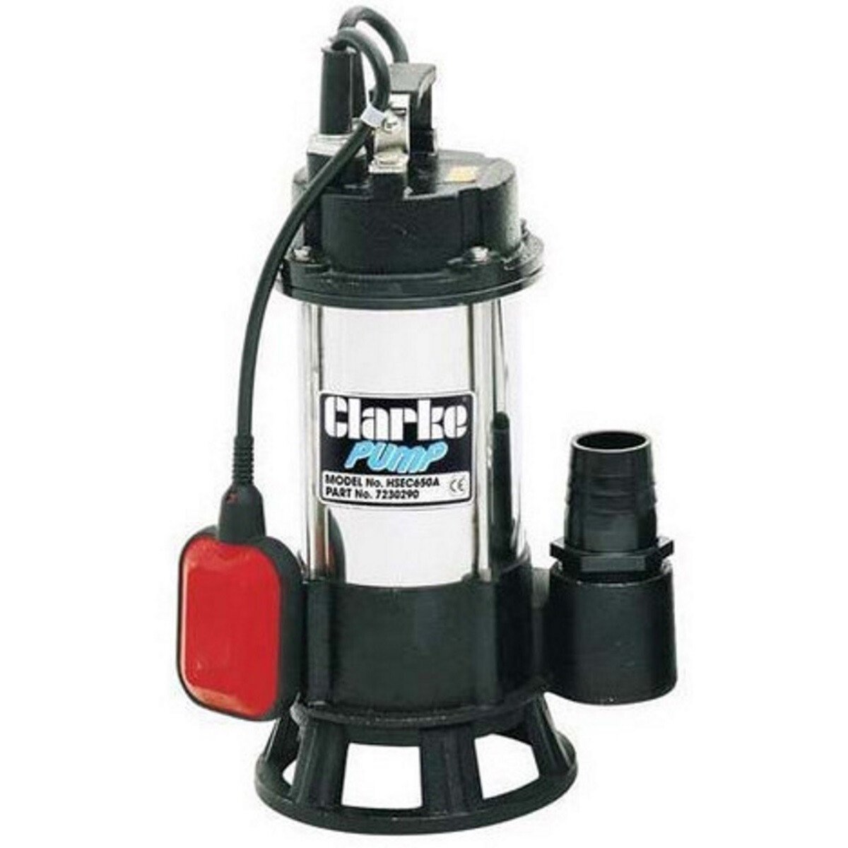 Clarke 7230290  HSEC650A 2" Industrial Submersible Dirty Water Cutter Pump 230v