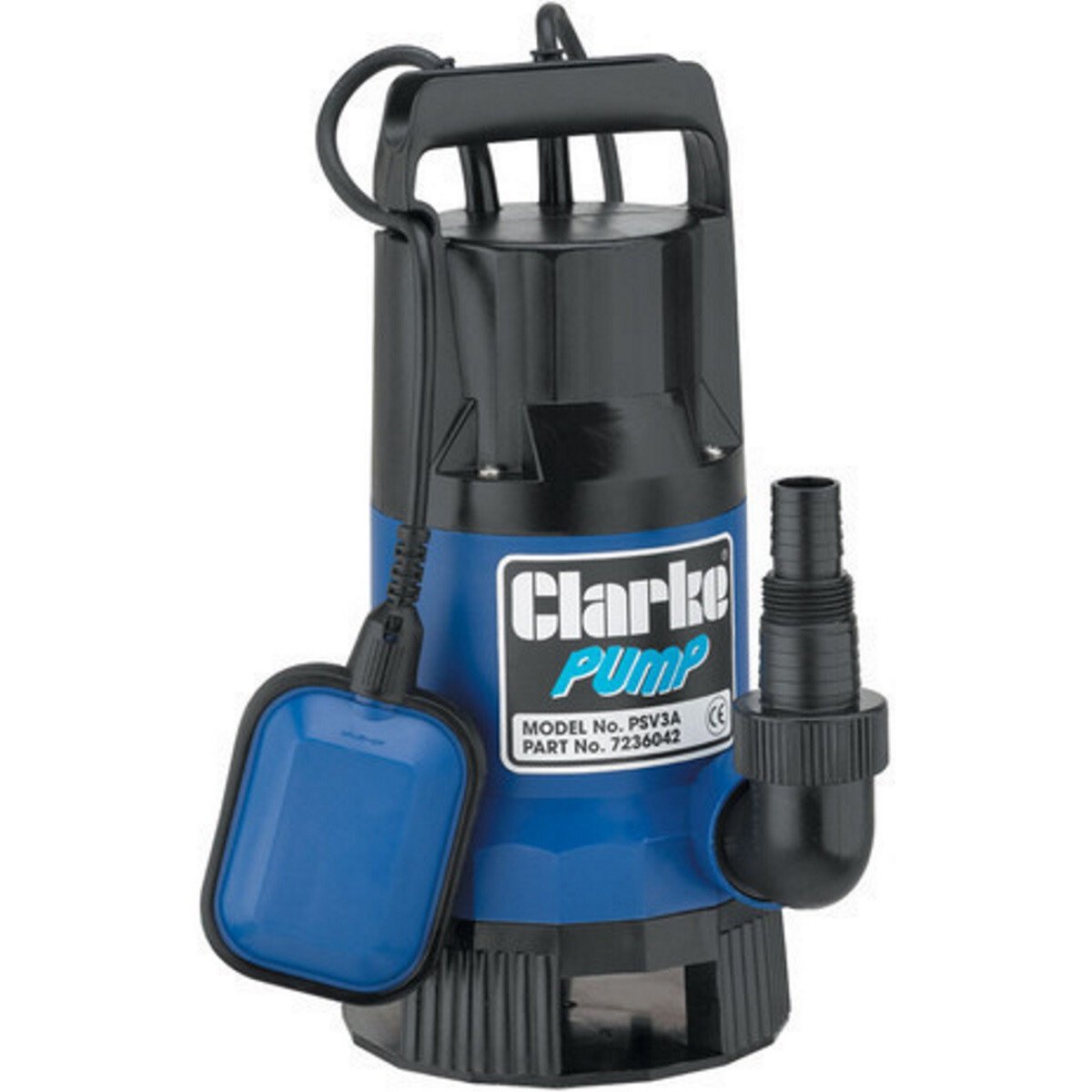 Clarke PSV3A Dirty Water Submersible Pump 400w 230V 7236042