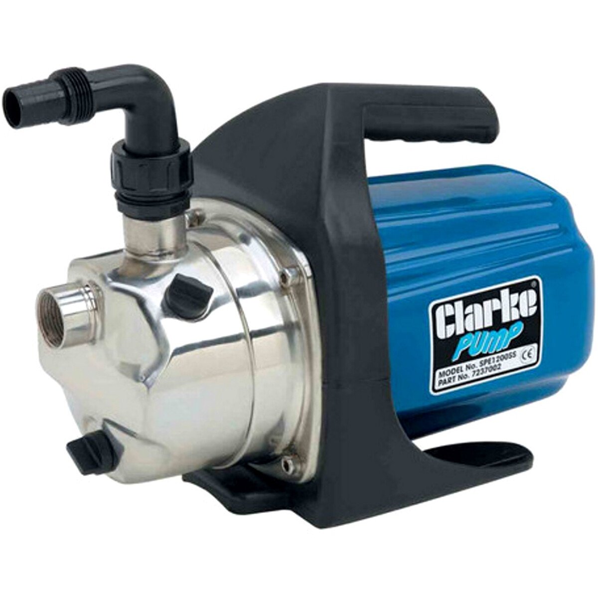Clarke SPE1200SS SPE1200SS 1" 1200W Stainless Steel Self Priming Garden Pump 230v 