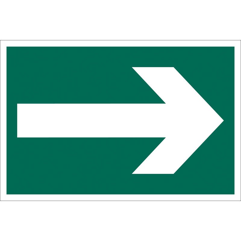 Draper 72451 SS37 'Arrow Symbol' Safety Sign