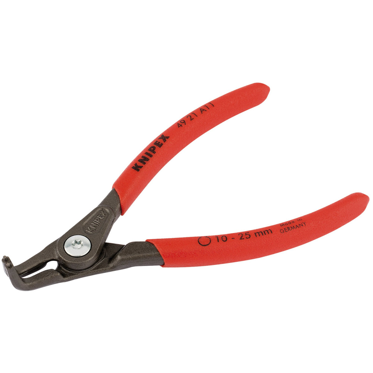 Knipex 49 21 A11 130mm 90° External Straight Tip Circlip Pliers 10-25mm Capacity 75094