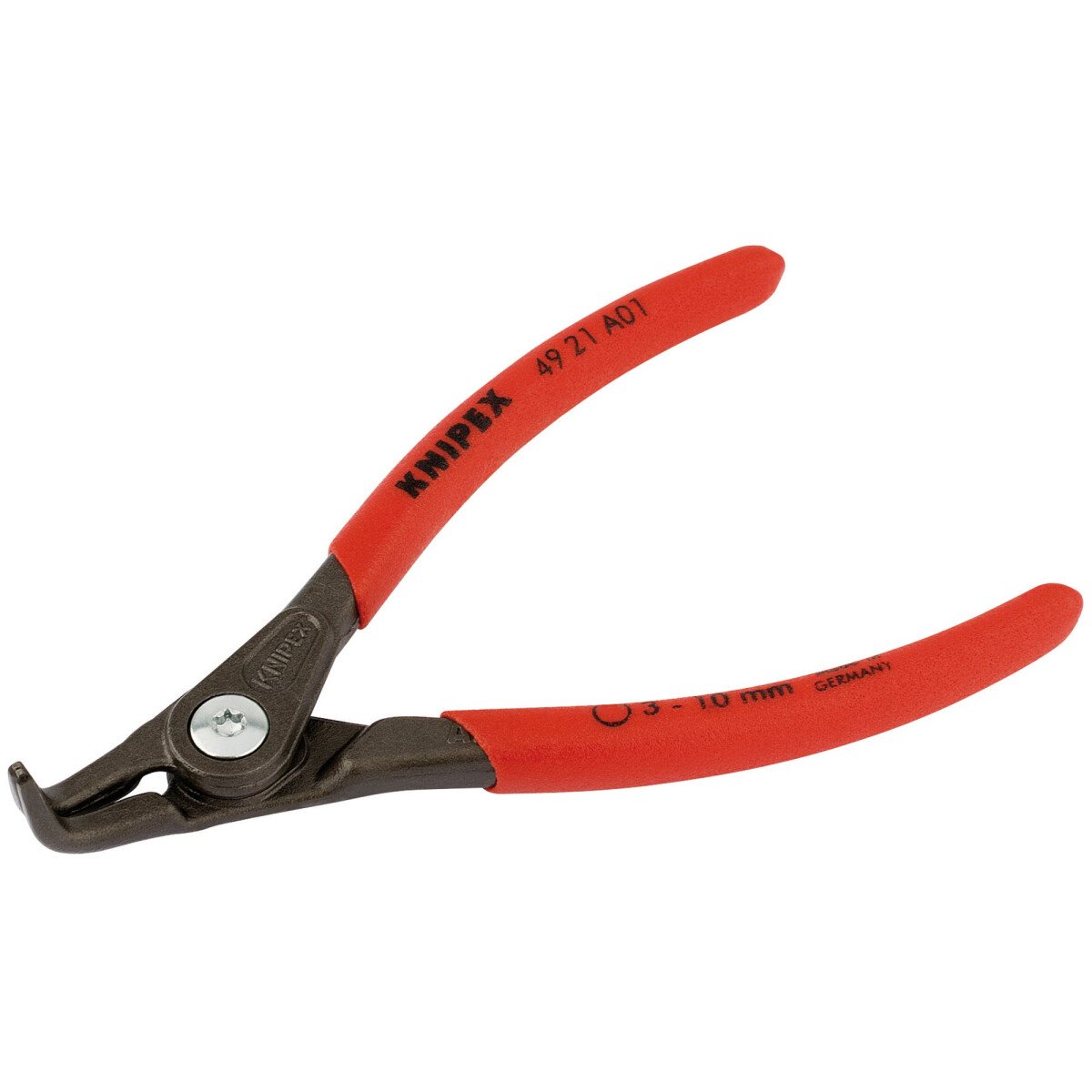 Knipex 49 21 A01 130mm 90° External Straight Tip Circlip Pliers 3-10mm Capacity 75093