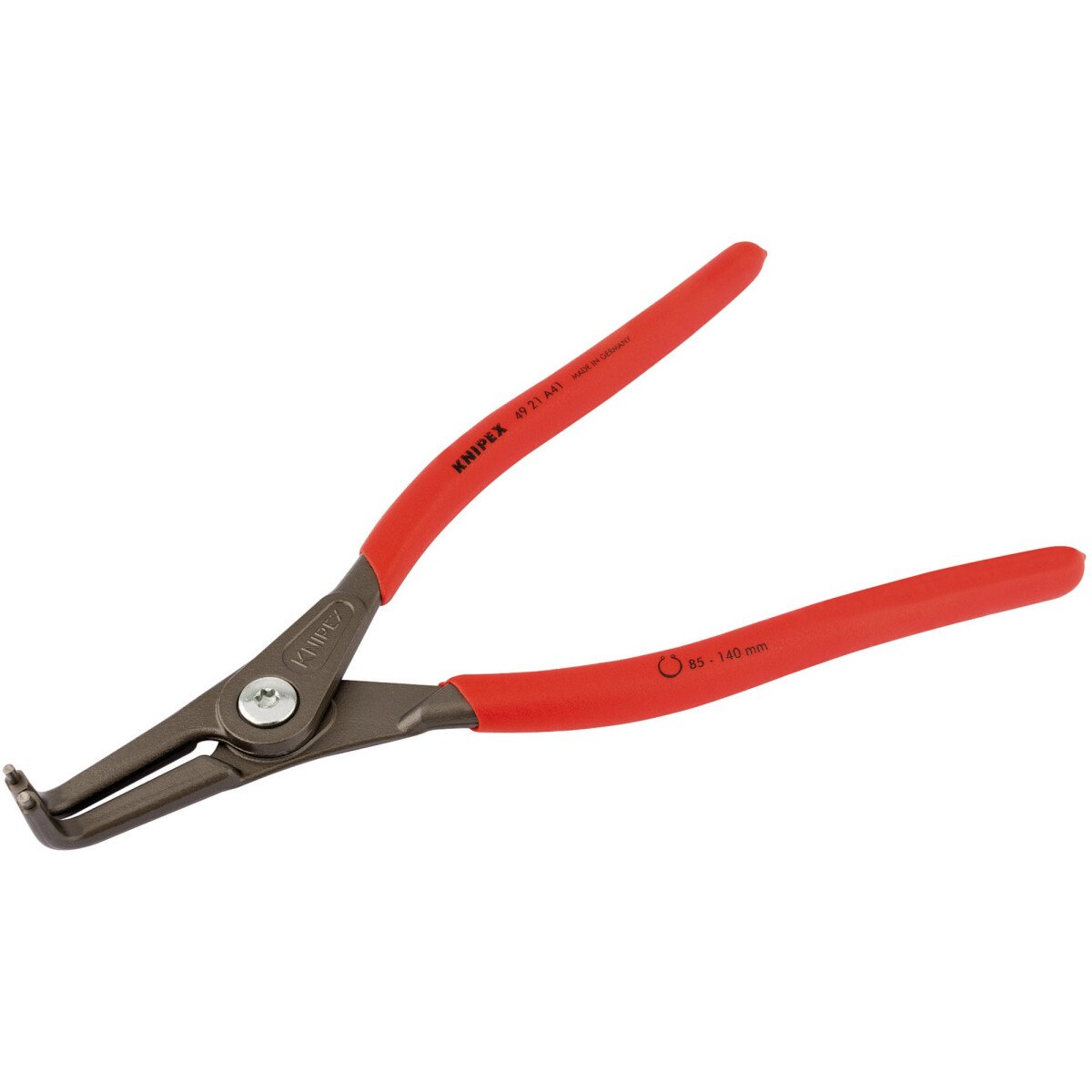 Knipex 49 21 A41 305mm 90° External Straight Tip Circlip Pliers 85-140mm Capacity 75097