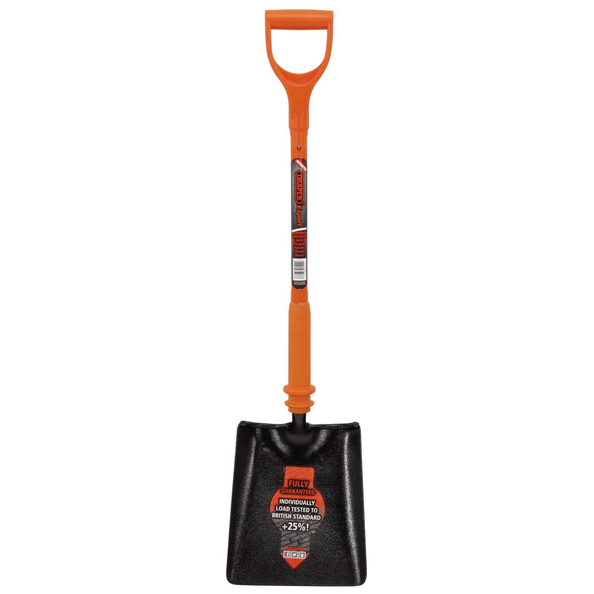 Draper 75168 INS/SMS Fully Insulated Shovel (Square Mouth)