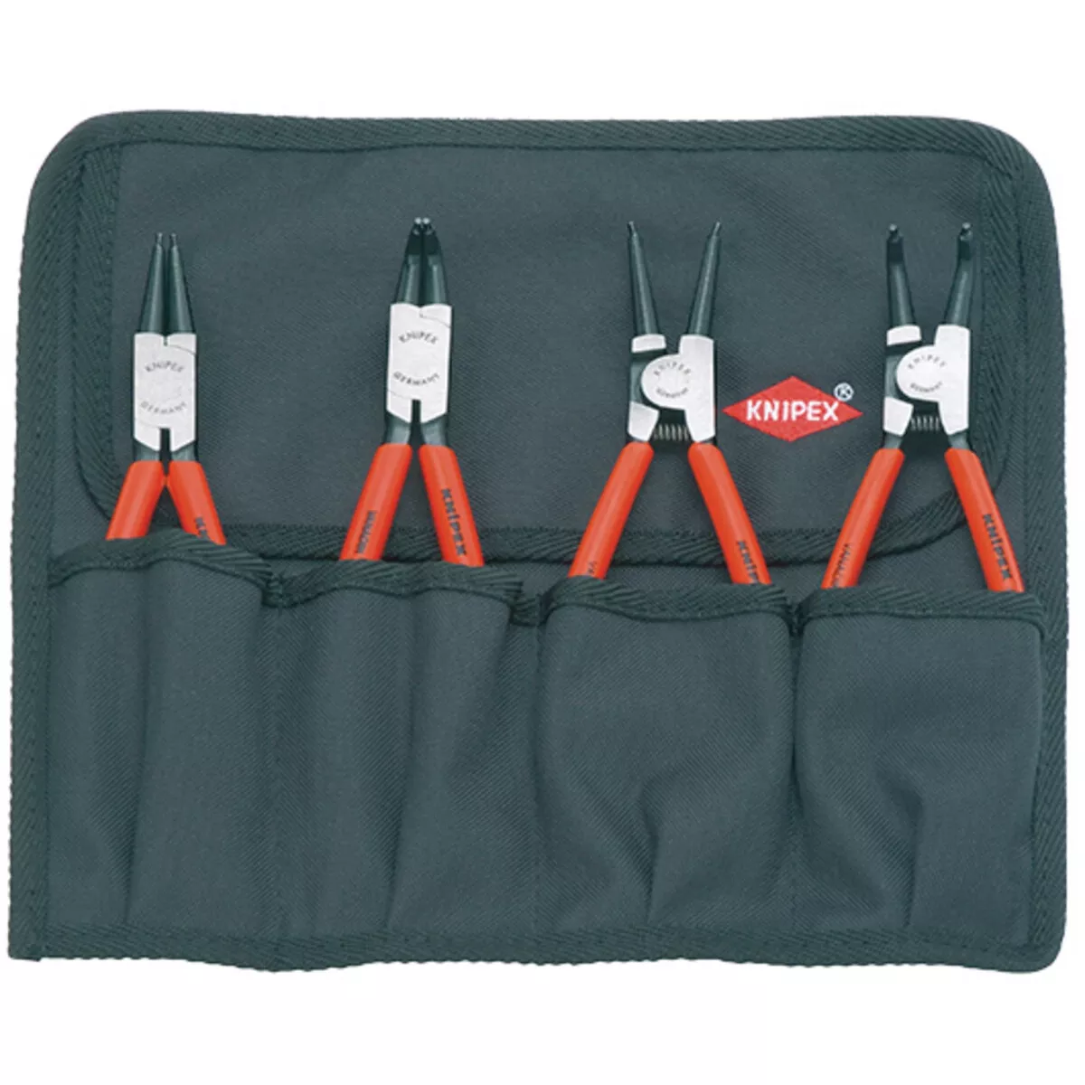 Knipex 00 19 56 4 Piece Circlip Plier Set 76797