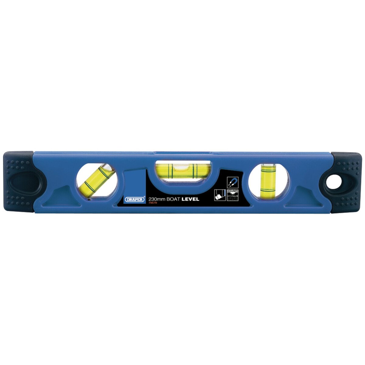 Draper 79579 D227 230mm Torpedo Level with Magnetic Base